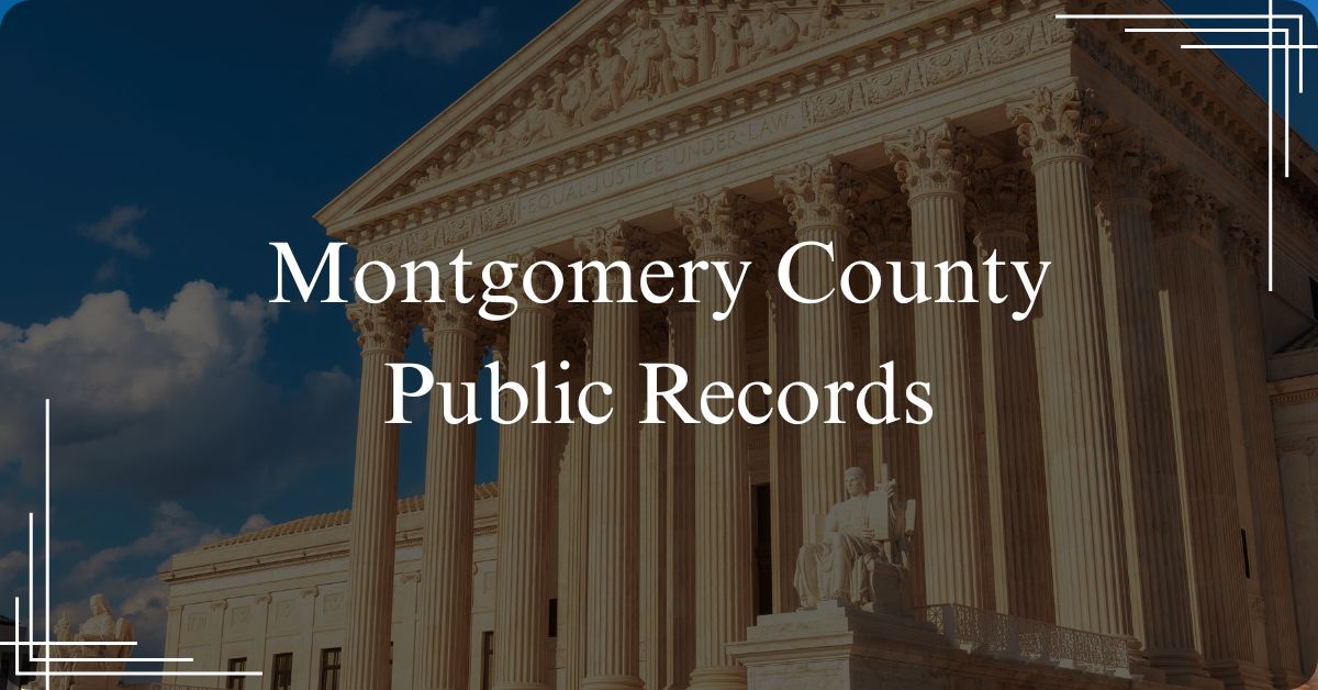 Montgomery County Public Records